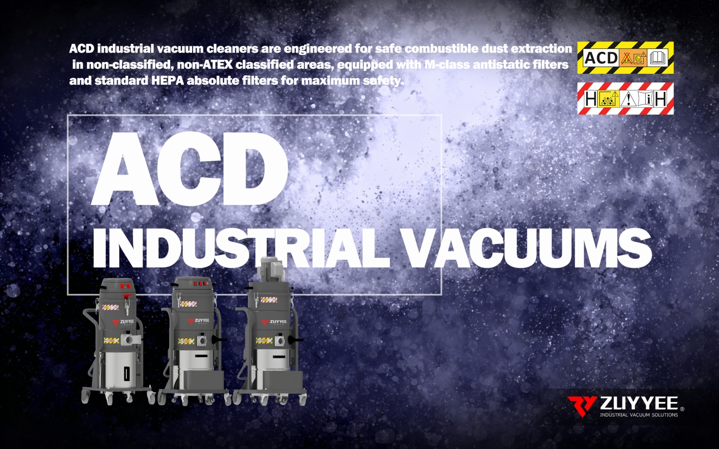 ACD-certified vacuum cleaners