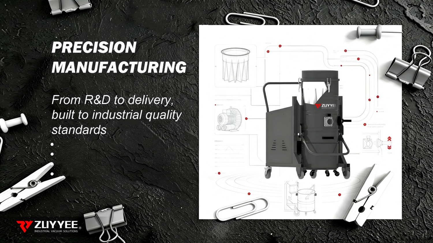 ZSM Three Phase Industrial Vacuums